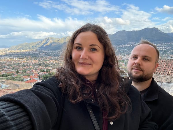 Monreale And Piana Degli Albanesi On A Rainy January Day